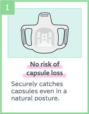cup-cap1 No risk of capsule loss